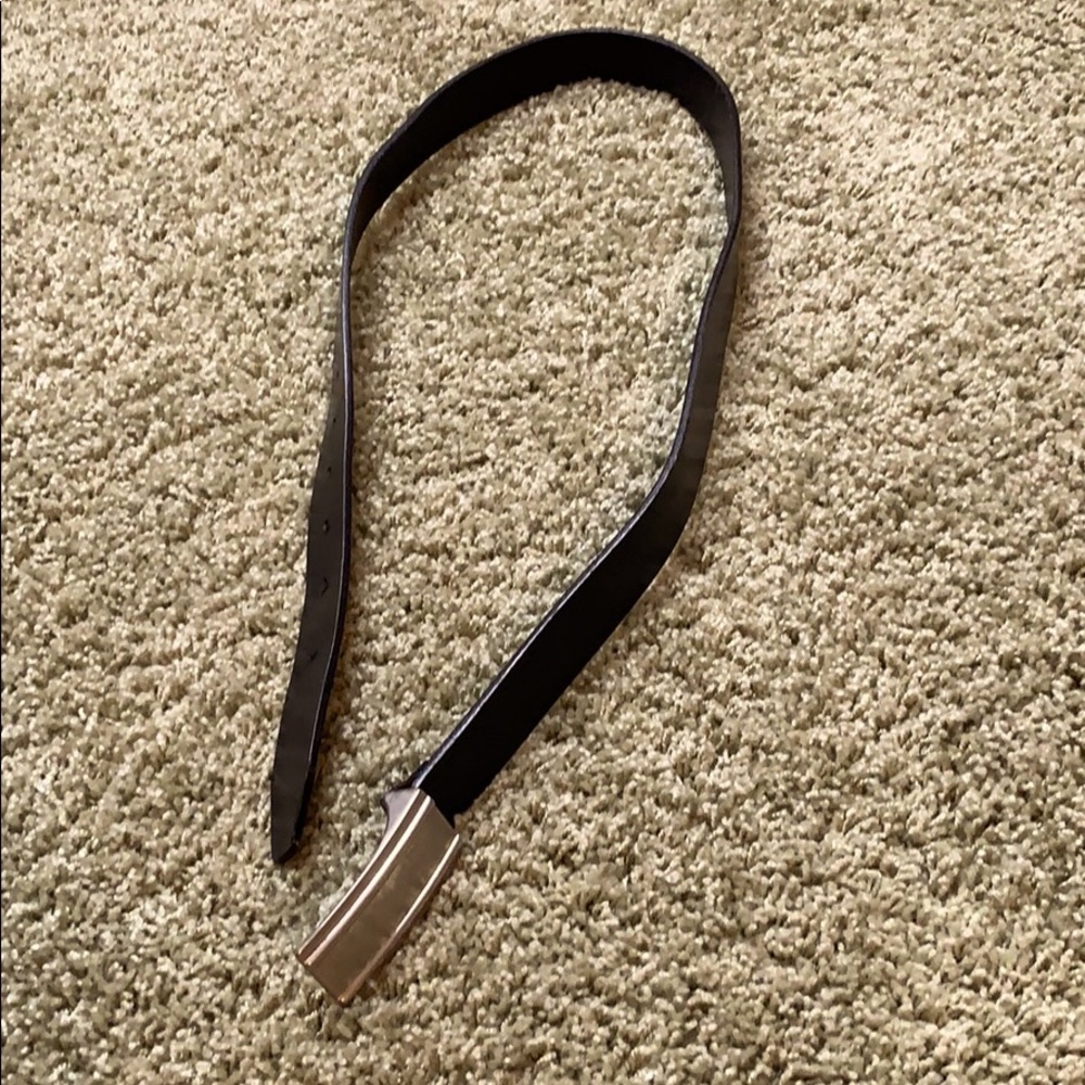 Leather belt